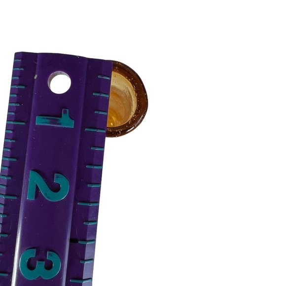 Yellow Bubble Glass Tall Vase‎ - Picture 6 of 6